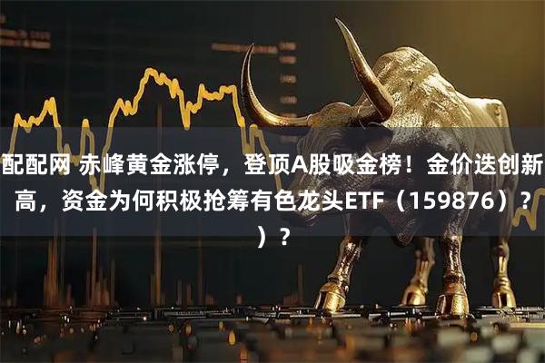 配配网 赤峰黄金涨停，登顶A股吸金榜！金价迭创新高，资金为何积极抢筹有色龙头ETF（159876）？