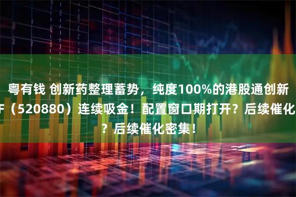 粤有钱 创新药整理蓄势，纯度100%的港股通创新药ETF（520880）连续吸金！配置窗口期打开？后续催化密集！