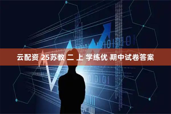 云配资 25苏教 二 上 学练优 期中试卷答案